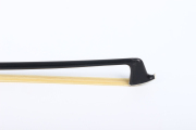 New violin bow 4/4 Full size carbon fiber violin bows Flower inlay Ebony frog Straight