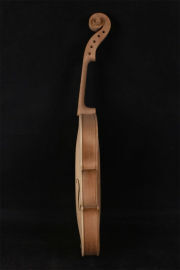 2pcs 5 strings violin 4/4 unfinished white violins Spruce mahogany wood Hand made violins strad style