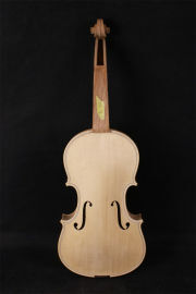 2pcs 5 strings violin 4/4 unfinished white violins Spruce mahogany wood Hand made violins strad style