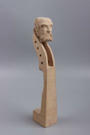 Hand-carved Maple Violin Neck 4/4 Violin parts Accessories Maple wood violin head Hand carved