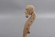 Hand-carved Maple Violin Neck 4/4 Violin parts Accessories Maple wood violin head Hand carved