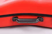 Red 4/4 Cello Case Carbon Fiber Cello Box Full size Blue Strong Light Strap Wheels #US