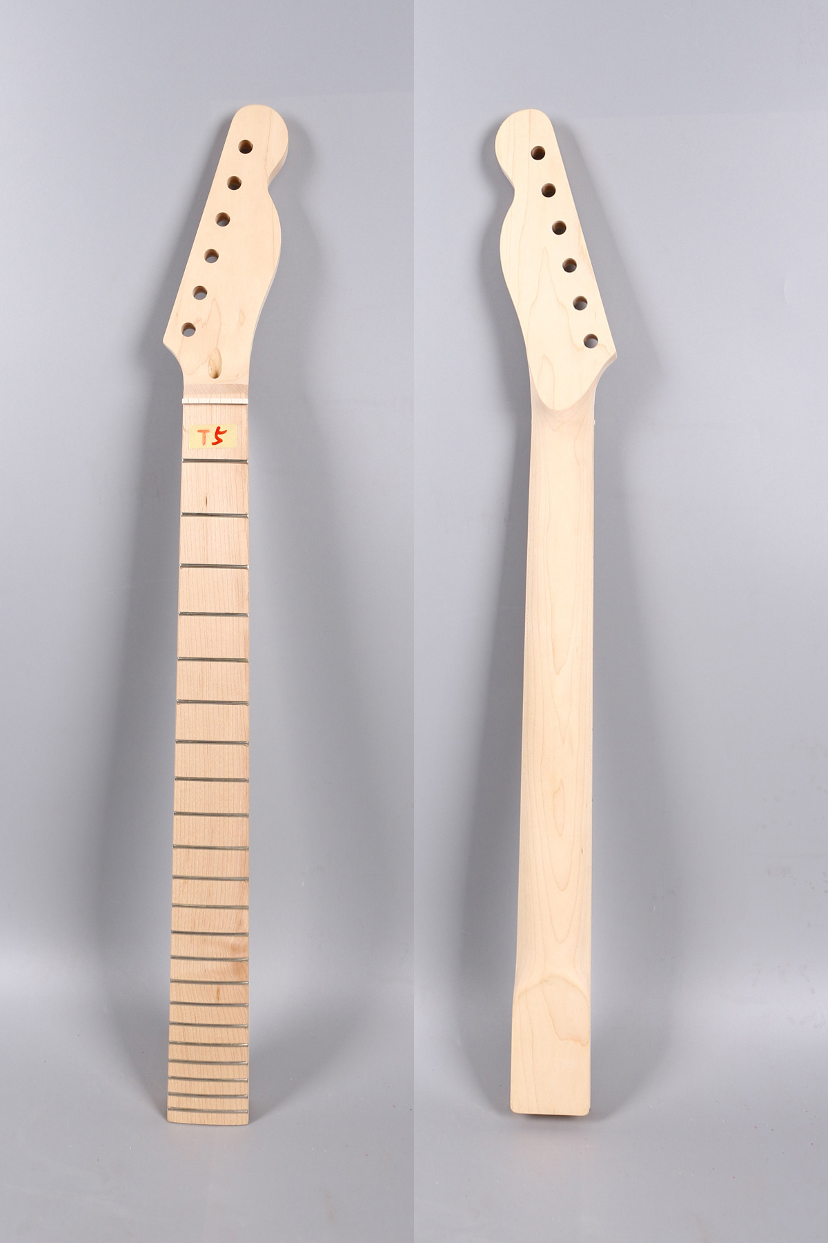 New Maple Guitar neck 22Fret 25.5inch Maple Fretboard NO Inlay Tele Style Bolt on heel