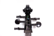 Black 4/4 electric cello electronic cello ebony wood Fingerboard silent cello
