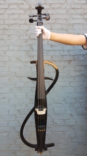 Yinfente Black 4/4 Electric Cello Silent Solid wood professional Cello Free Soft Bag Bow #EC3