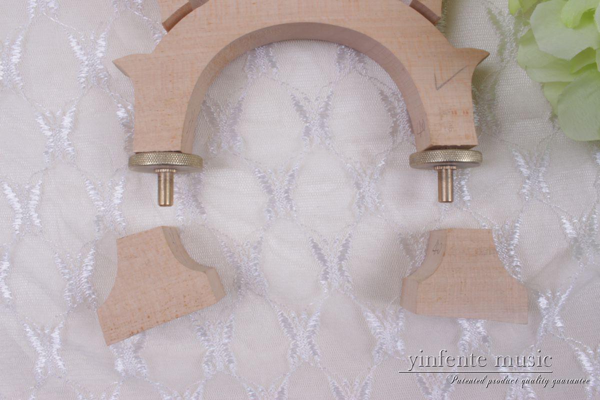 3/4 4/4 upright double bass bridge maple wood bass bridges adjusted