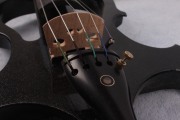 New 5 string Electric Violin Silent Solid Wood Body Powerful Sound Case Bow Black Color violin