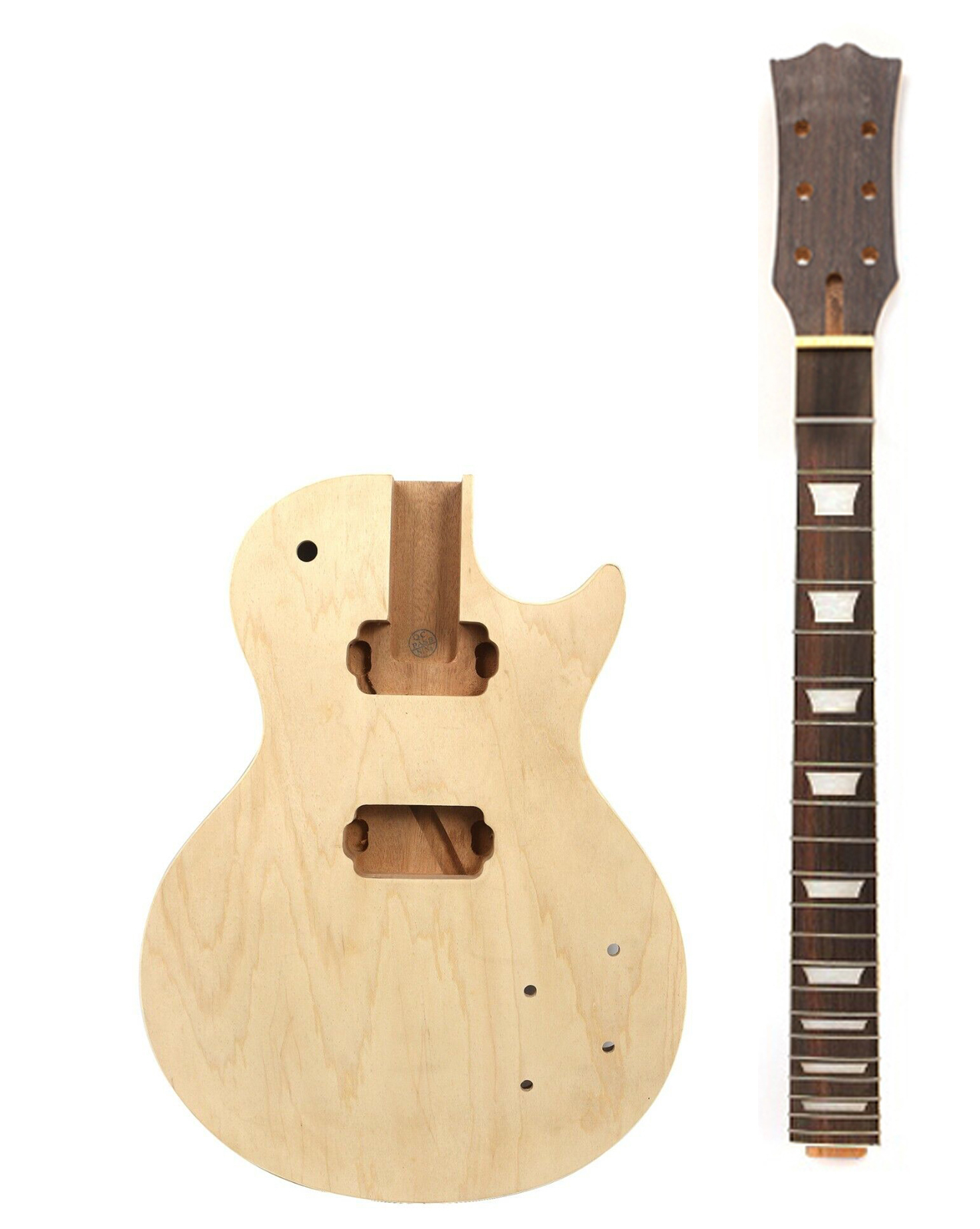 1set guitar kit 22fret guitar neck 24.75inch mahogany wood guitar body Les paul guitar replacement DIY guitar neck Yinfente Musical Instrument official website