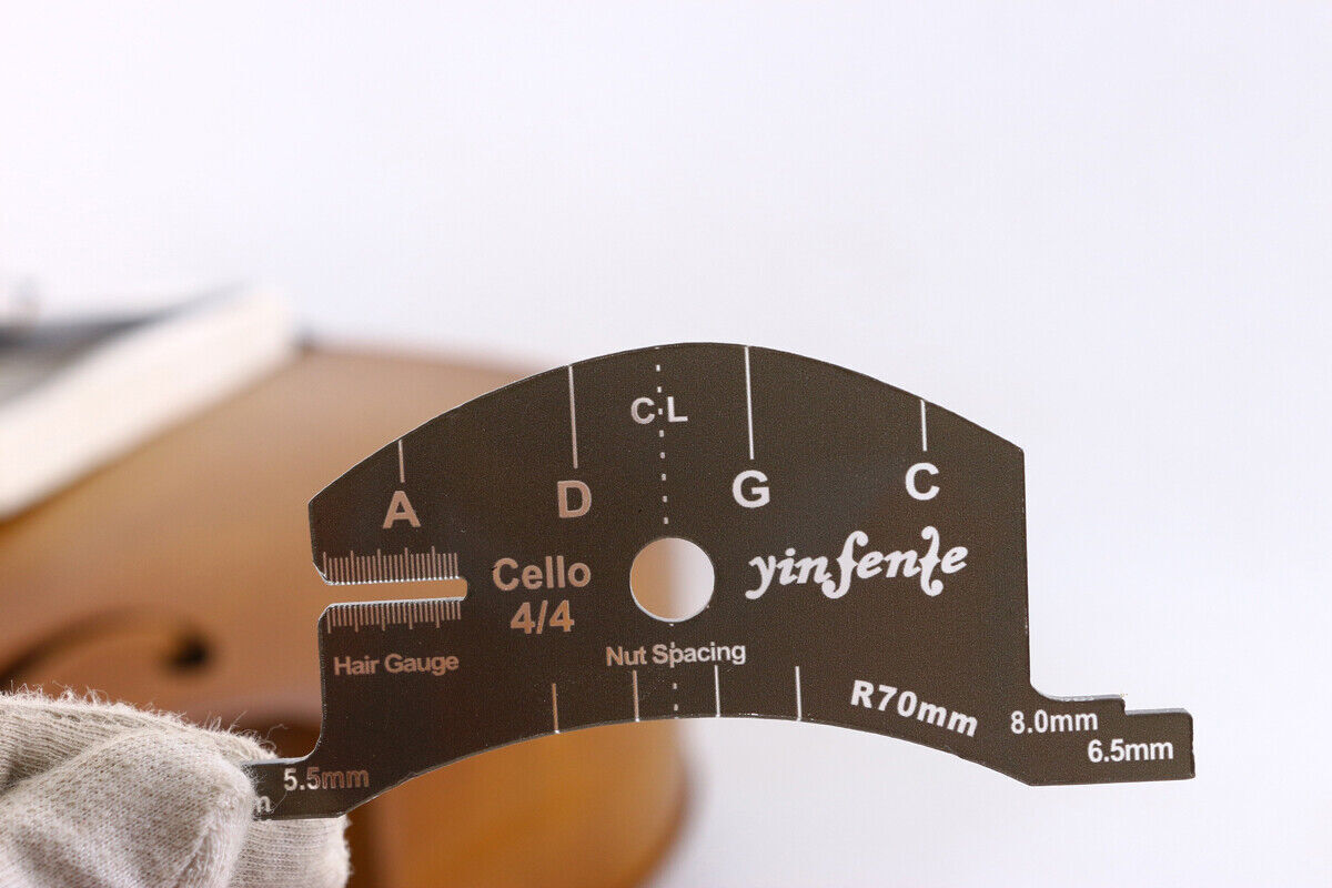 Cello Bridge Nut Shaping Tool String Spacing Marker & Fitting Spacing