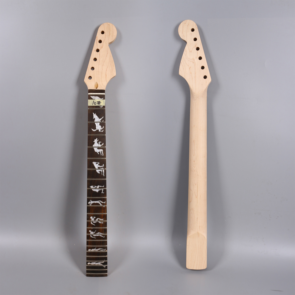  New Guitar Neck 22fret 25.5inch Maple Rosewood Fretboard Man Wolf Inlay Bolt on-