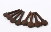 yinfente 4/4 violin parts 5set (20pcs) Natural wenge wood violin pegs High quality peg