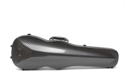 4/4 violin case full size violin box fiber glass cases for violin strong light black white with back strap and handle