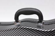 4/4 violin case full size violin box fiber glass cases for violin strong light black white with back strap and handle