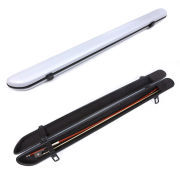 50pcs 4/4 size Violin Viola Bow Case Carbon Fiber Box 2pcs holders Light White color...gascha2