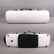 White Violin Case 4/4 Carbon Fiber Violin Box Carry Violin Violin Suitcase Strong...jospou67