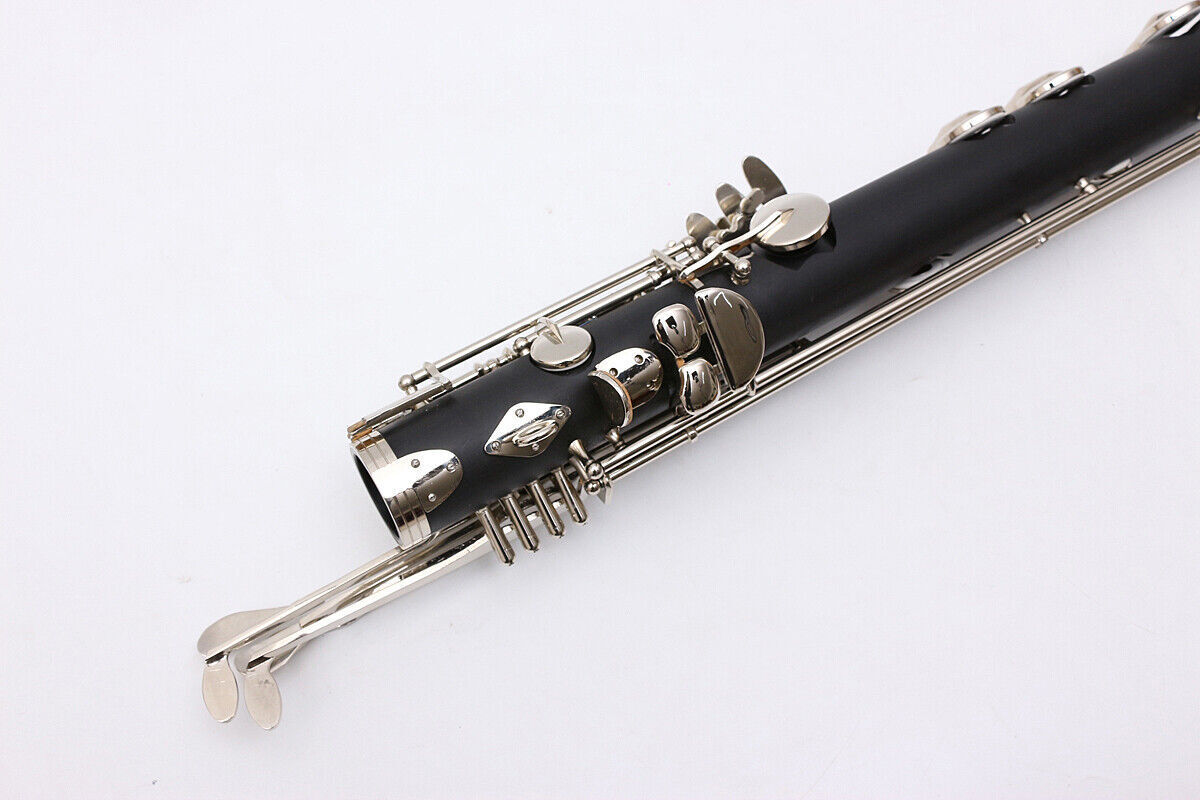 Yinfente Advanced Bass Clarinet Low C clarinet pro Level Nickel Plated keys.criscostad 0 Yinfente Musical Instrument official website