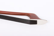 3/4 upright Double Bass Bow German Bow Brazilwood Black Natural Bow Hair...a.housworth