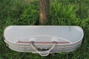 1 pcs Advance 4/4 Violin Case D Shape Portable Carry Bag Adjustable Shoulder Straps with 2 Bows Holders