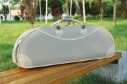 1 pcs Advance 4/4 Violin Case D Shape Portable Carry Bag Adjustable Shoulder Straps with 2 Bows Holders