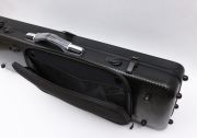 New 4/4 Violin Case Mixed Carbon Fiber Violin Box Black Case Lock Case Bags...hans-kann-es