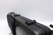 New 4/4 Violin Case Mixed Carbon Fiber Violin Box Black Case Lock Case Bags...hans-kann-es