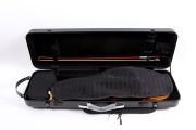 New 4/4 Violin Case Mixed Carbon Fiber Violin Box Black Case Lock Case Bags...hans-kann-es