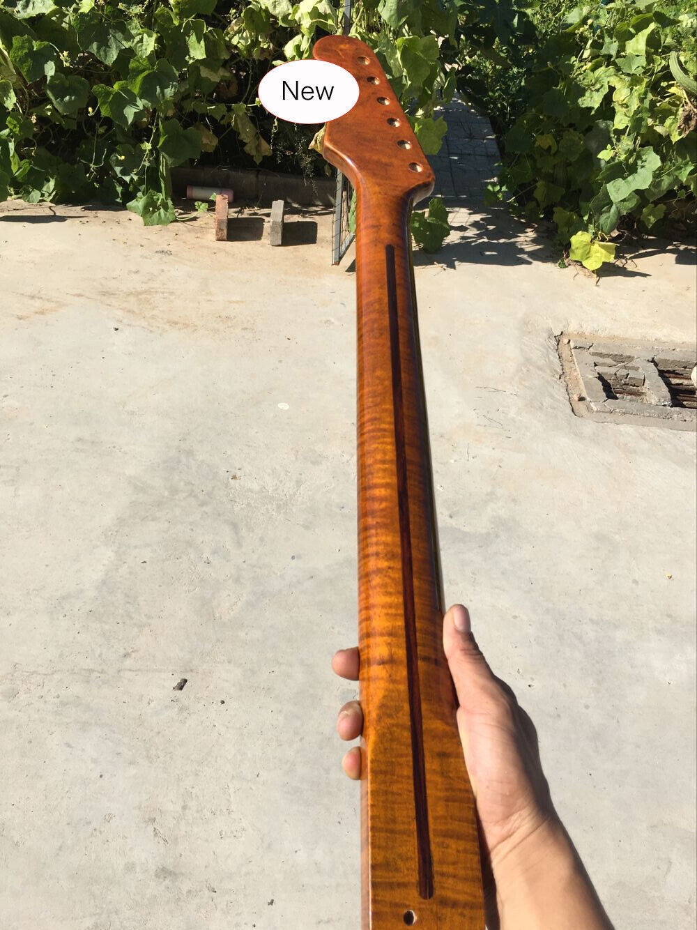 Tiger flame maple neck cheap