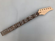 24 fret Maple guitar neck 25.5 inch Rosewood fretboard vine Inlay locking nut bone nut...andmarti_47