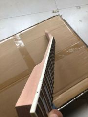 22 Fret Guitar Neck 25.5inch Mahogany Rosewood Fretboard Left Hand Bolt on Heel