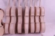 New 4/4 violin unfinished Flame maple spruce Top Unglue top DIY Violin...klrstevens