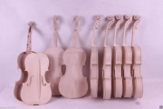 New 4/4 violin unfinished Flame maple spruce Top Unglue top DIY Violin...klrstevens