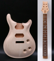 Guitar neck 24 fret New guitar kit Guitar Body Replacement Maple Curved for PRS...carlodile-1