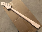 Maple Jazz Bass Guitar Neck 20 fret 32inch Maple Fretboard Black Block binding...mrfolmer