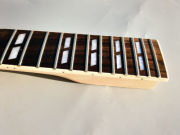 Electric Guitar neck 22fret 25.5inch Maple Rosewood Fretboard bolt on Binding wolf_2x