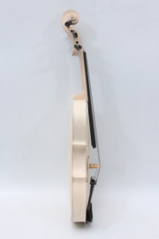 2pc Yinfente 4 string violin 4/4 unfinished White Violin Ebony Fittings Maple spruce wood for s******s******s