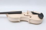 2pc Yinfente 4 string violin 4/4 unfinished White Violin Ebony Fittings Maple spruce wood for s******s******s
