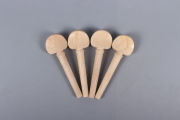 300pcs 4/4 Violin peg natural maple wood Fiddle pegs part Accessories repair violin