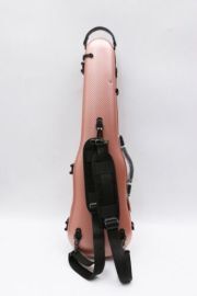 Yinfente 4/4 Violin Case Carbon Fiber Violin Box Strong Cases Protect Rose Gold