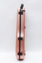 Yinfente 4/4 Violin Case Carbon Fiber Violin Box Strong Cases Protect Rose Gold