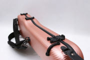 Yinfente 4/4 Violin Case Carbon Fiber Violin Box Strong Cases Protect Rose Gold