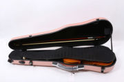 Yinfente 4/4 Violin Case Carbon Fiber Violin Box Strong Cases Protect Rose Gold