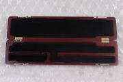Yinfente 16 Hole Flute Case Hard Wood Flute Box Durable Redwood Color