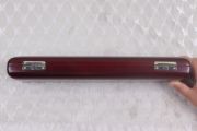Yinfente 16 Hole Flute Case Hard Wood Flute Box Durable Redwood Color