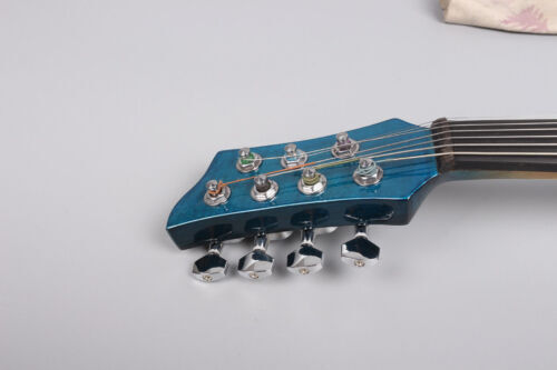 7 String Electric Violin 4/4 Big Jack Flame Maple Guitar Shape