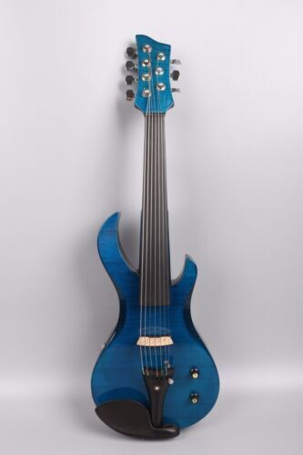 7 String Electric Violin 4/4 Big Jack Flame Maple Guitar Shape