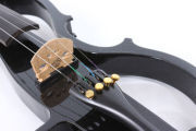 16inch Full Size Electric Viola Solid Wood Ebony Fittings Viola Case Bow Black
