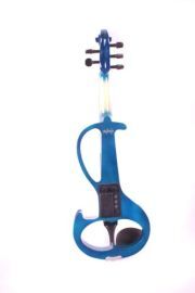 Advance 16inch Electric Viola 5 String Viola Blue Ebony Fittings with Case Bow