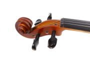 Electric Violin 4/4 Solid wood Sweet Tone Free Case Bow Silent Violin Dark Red