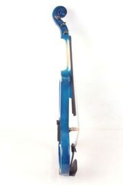 Advance 16inch Electric Viola 5 String Viola Blue Ebony Fittings with Case Bow