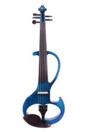 Advance 16inch Electric Viola 5 String Viola Blue Ebony Fittings with Case Bow